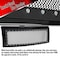 Spec-D Tuning 09-14 Ford F150 Rivet Mesh Grille- Glossy Black HG-F15009JMSS-HJ - alternate 10